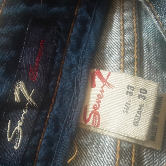 Unisex Seven7 High Rise Bootcut Jeans Sz 33/30 - Picture 9 of 12